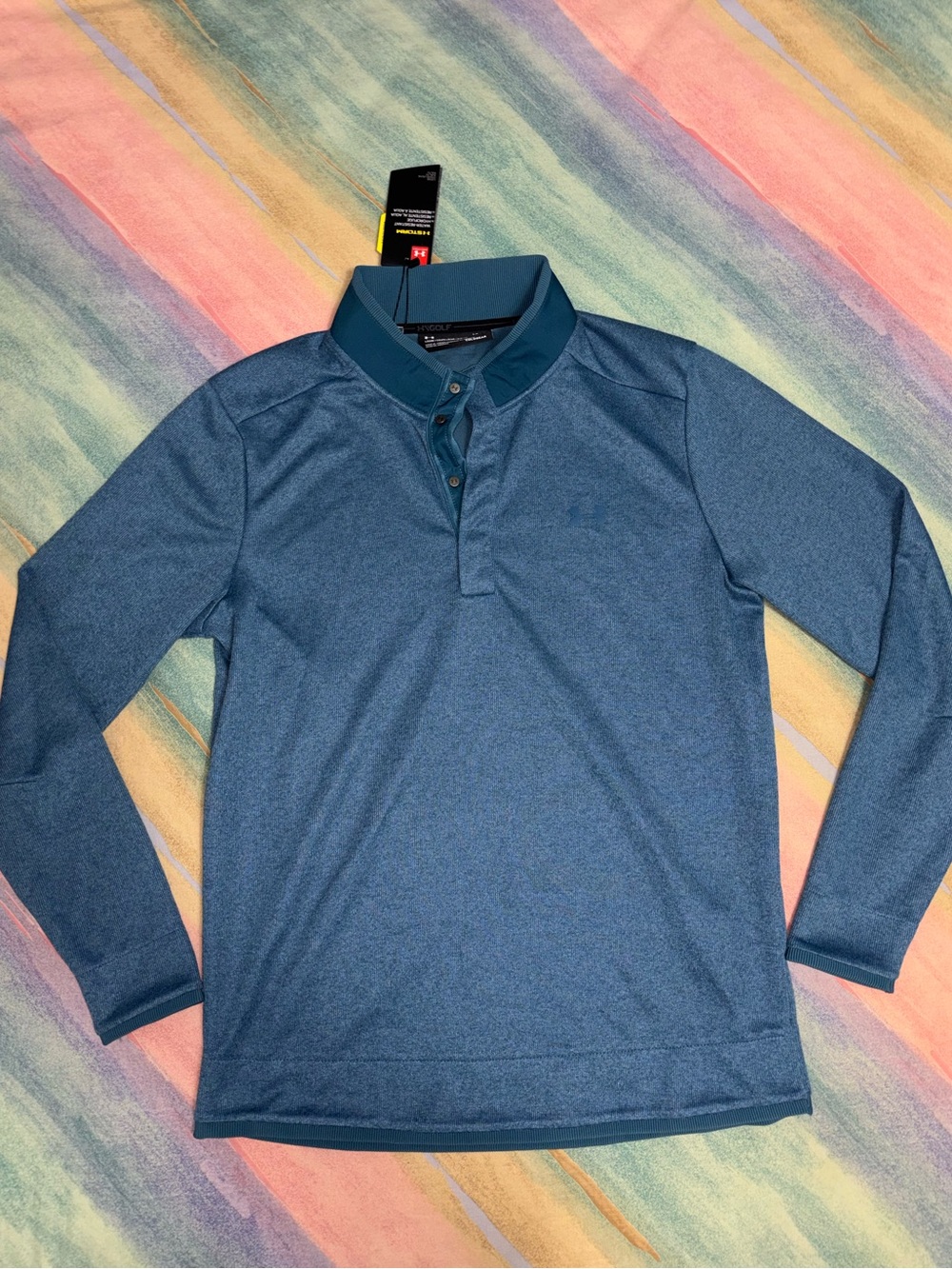 Under Armour Storm Golf Sweater Fleece Pullover size L loose NWT